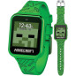 Montre Connectée Enfant Minecraft – Écran Tactile, Appareil Photo, Jeux, Alarme, Podomètre, 10 Cadrans, 5.5-8