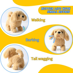 Jouet Chien Golden Retriever Interactif pour Enfants