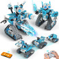 5-in-1 STEM RC Robot Building Kit, 398PCS Remote Control Blocks, Educational DIY Robotics Toy for Kids 6-12+