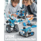 5-in-1 STEM RC Robot Building Kit, 398PCS Remote Control Blocks, Educational DIY Robotics Toy for Kids 6-12+