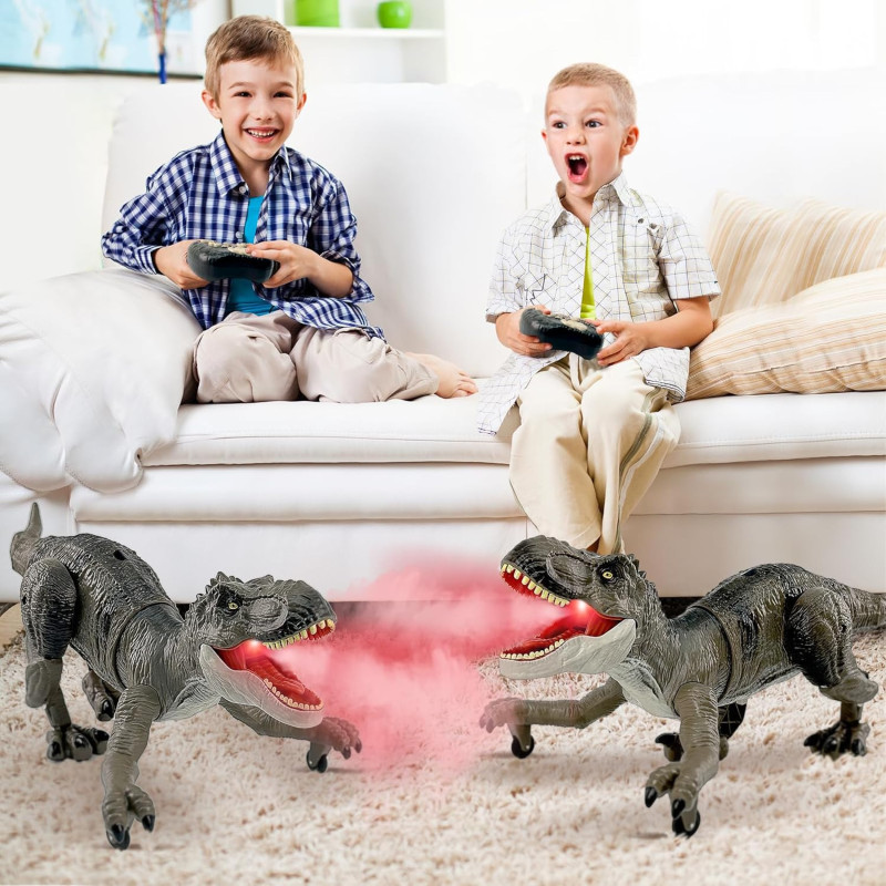 Dinosaure Télécommandé Robot 4-7 ans avec Jet d'Eau