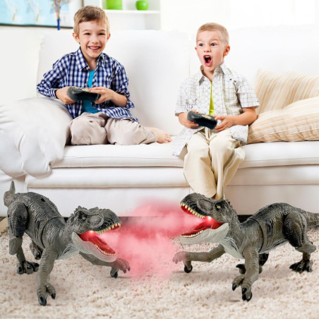 Dinosaure Télécommandé Robot 4-7 ans avec Jet d'Eau