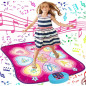 SUNLIN Dance Mat with LED Lights, Adjustable Volume, Built-in Music & 3 Challenge Levels for Kids (3-12) SUNLIN Dance Mat with LED Lights, Adjustable Volume, Built-in Music & 3 Challenge Levels for Kids (3-12)