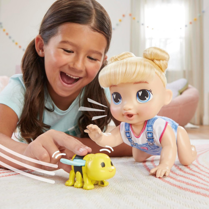 Poupée électronique Baby Alive Harper Hugs, 27 cm, cheveux blonds, jouet pour enfants dès 3 ans Poupée électronique Baby Alive Harper Hugs, 27 cm, cheveux blonds, jouet pour enfants dès 3 ans