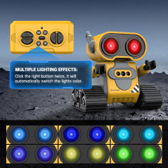 Robot Hamourd Télécommandé Enfants – Danse, Lumières & Gestes