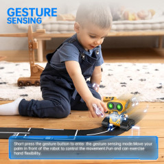 Robot Hamourd Télécommandé Enfants – Danse, Lumières & Gestes