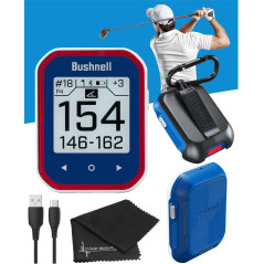 Bushnell Phantom 3 GPS Rangefinder Blue Bundle with BITE Mount & Cloth