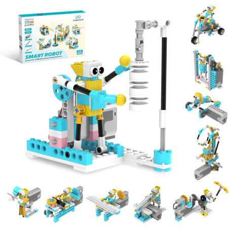 Smart Robot 72-in-1 STEM Educational Electronic Robot Building & Robotics Learning DIY Kit for Kids 6+