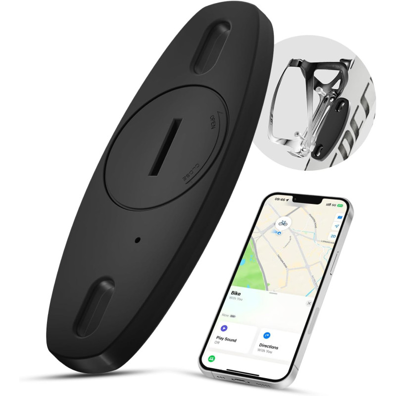 Waterproof Bike Tracker for Apple Find My | Hidden Anti-Theft Smart Tag