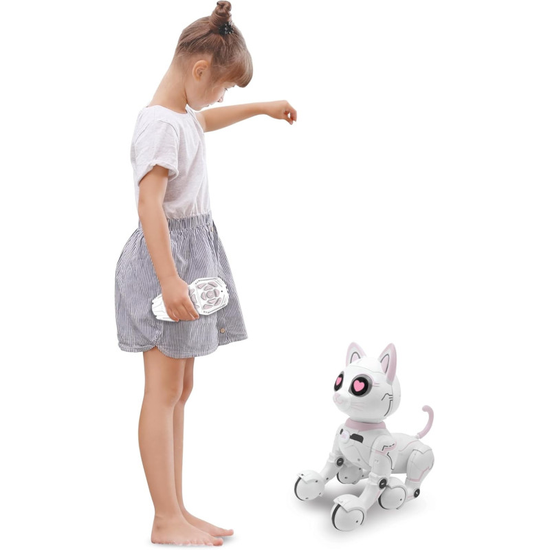 LEXiBOOK Power Kitty® - Robot Chat Télécommandé Programmable