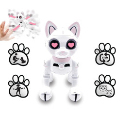 LEXiBOOK Power Kitty® Remote Control Robot Cat – Programmable Smart Toy