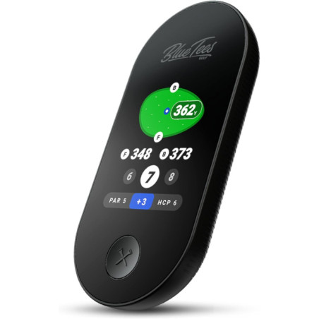 Blue Tees Golf Ringer Magnetic GPS Range Finder - Touchscreen, Waterproof, 40,000+ Courses, 10+ Hr Battery