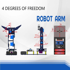 Bras Robotique Arduino - Kit Éducatif Programmable pour Tous
