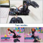 Bras Robotique Arduino - Kit Intelligent pour Débutants, Memorise et Reproduit Mouvements, Prog., Math, Science Bras Robotique Arduino - Kit Intelligent pour Débutants, Memorise et Reproduit Mouvements, Prog., Math, Science