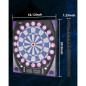 Electronic Dart Board with Bright Display, Multiple Games, Durable Design & 12 Soft Tip Darts for Family Fun Electronic Dart Board with Bright Display, Multiple Games, Durable Design & 12 Soft Tip Darts for Family Fun