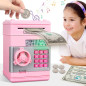Tirelire Électronique Enfant Fille 5-10 Ans - Coffre ATM Cadeau Anniversaire Jouet Sécurisé Tirelire Électronique Enfant Fille 5-10 Ans - Coffre ATM Cadeau Anniversaire Jouet Sécurisé