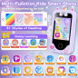 Téléphone Enfant Fille 3-10 Ans - Écran 2,8, Double Caméra, Jeux, Musique, Carte 8GB Violet Téléphone Enfant Fille 3-10 Ans - Écran 2,8, Double Caméra, Jeux, Musique, Carte 8GB Violet