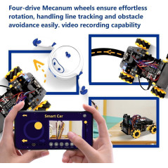 Robotics Kit with 3MP Camera for Kids 8-16 | Arduino & Scratch STEM Toy