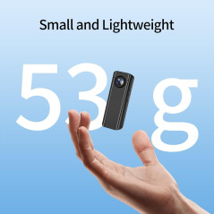 Mini Body Camera 64GB 4K 30FPS Wearable POV Camcorder for Sports & Vlogging