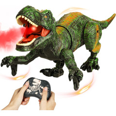 Remote Control Robot Dinosaur Toy for Kids 3-7 with Light & Roar