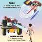 Kit STEM fun : 5 robots, capteurs intégrés, jeu éducatif parfait pour jeunes inventeurs en herbe Kit STEM fun : 5 robots, capteurs intégrés, jeu éducatif parfait pour jeunes inventeurs en herbe