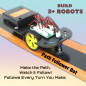 Kit STEM fun : 5 robots, capteurs intégrés, jeu éducatif parfait pour jeunes inventeurs en herbe Kit STEM fun : 5 robots, capteurs intégrés, jeu éducatif parfait pour jeunes inventeurs en herbe