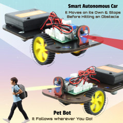 Butterfly EduFields 5in1 STEM Robotics Kit | No Coding | Gift for Kids 8+