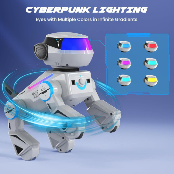 Offrez l’ami robotique du futur : CyberDog interactif, commandes tactiles et télécommande pour enfants 6+ Offrez l’ami robotique du futur : CyberDog interactif, commandes tactiles et télécommande pour enfants 6+