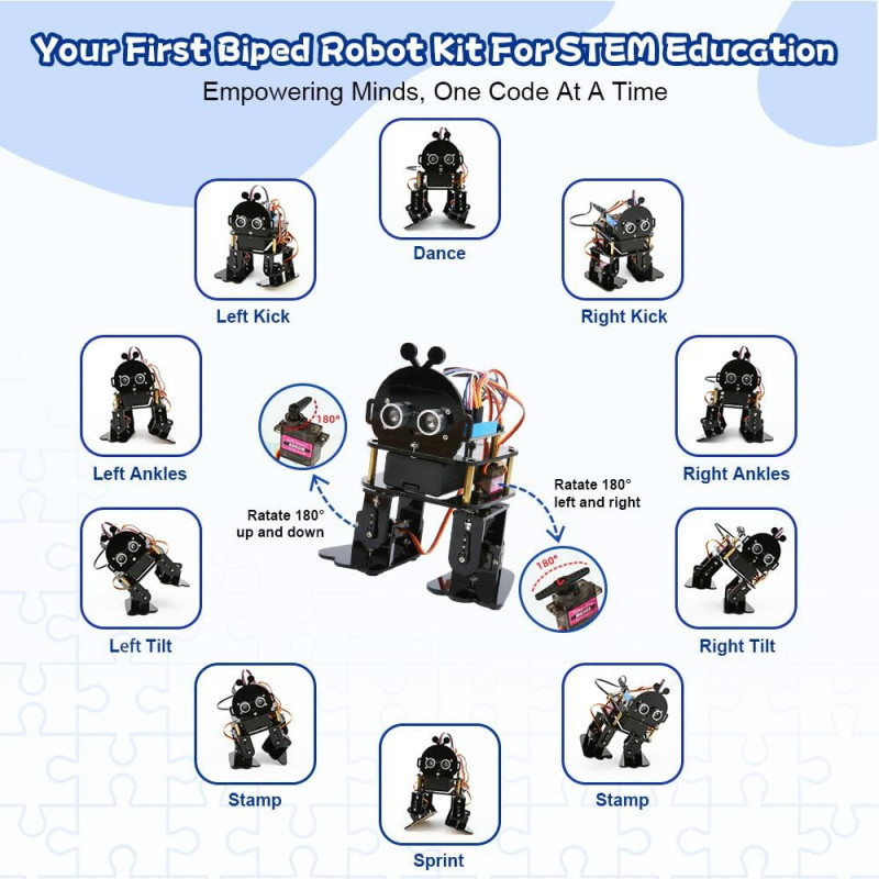 Kit Robotique Arduino ESP32 STEM pour Enfants 12-16 ans