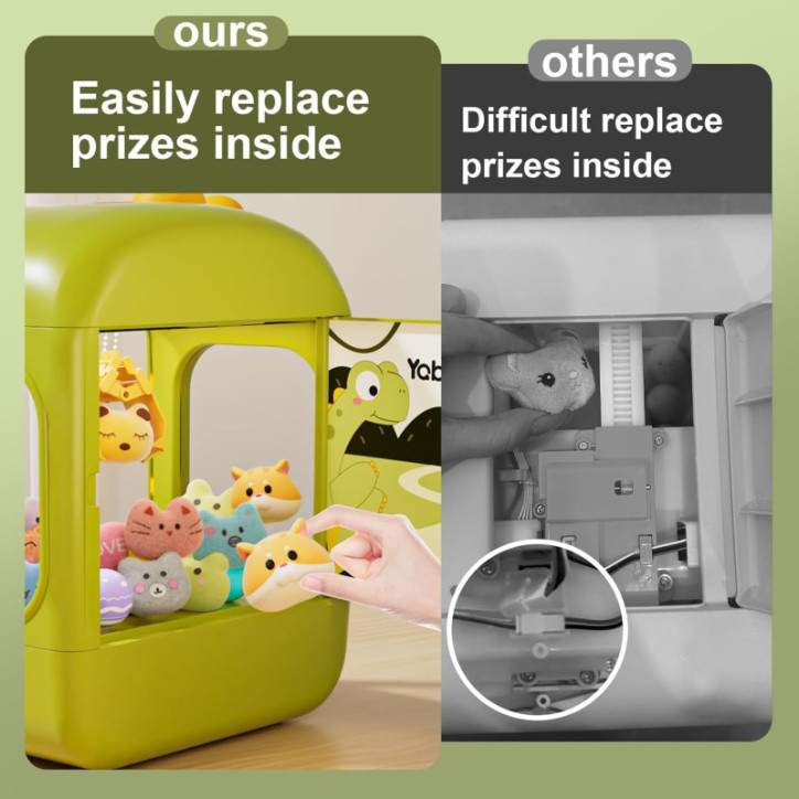 Dinosaures, peluches et éclats de rire : la machine à pinces parfaite pour petits champions en herbe Dinosaures, peluches et éclats de rire : la machine à pinces parfaite pour petits champions en herbe