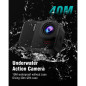Capture every adventure: 4K action cam, 10m waterproof & 8x digital zoom Capture every adventure: 4K action cam, 10m waterproof & 8x digital zoom