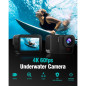 Capture every adventure: 4K action cam, 10m waterproof & 8x digital zoom Capture every adventure: 4K action cam, 10m waterproof & 8x digital zoom