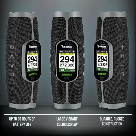 Izzo Golf Swami Groove GPS Speaker – No App or Subscription Needed