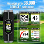 38,000 preloaded courses & stereo sound: play with precision and great vibes 38,000 preloaded courses & stereo sound: play with precision and great vibes