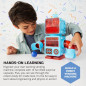 STEM discovery: build your retro dispenser, unlock 12 unique bots, fun surprises and hands-on learning inside!