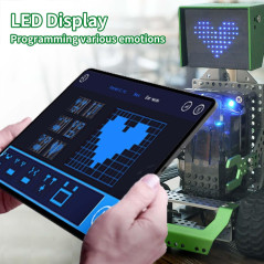 Qoopers 6-in-1 Programming Robot Kit with Remote, LED & Sensors for Kids