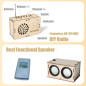 Build your own radio & speaker: DIY STEM kit, solder-free, real sound, hands-on fun, perfect for young makers! Build your own radio & speaker: DIY STEM kit, solder-free, real sound, hands-on fun, perfect for young makers!