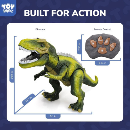 T-Rex interactif : il marche, rugit, s’allume et stimule l’imagination — aventure jurassique sûre dès 3 ans