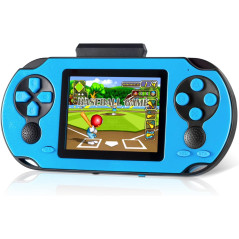 Console Retro 16 Bit 230 Jeux HD Écran 3 Rechargeable Bleu