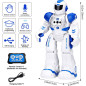 Un jouet high-tech éducatif : robot programmable avec 50 mouvements et autonomie 3h