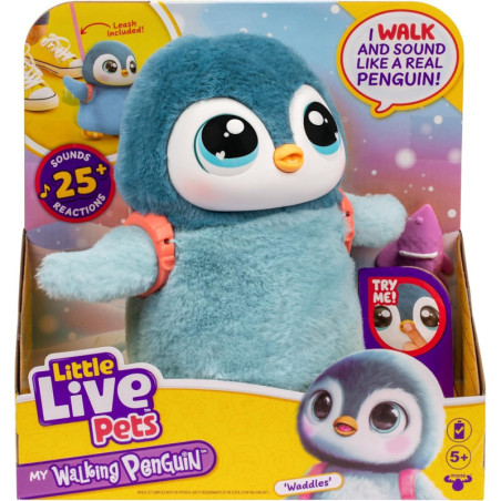 Little Live Pets Waddles, Pingouin Interactif pour Enfants