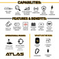 Dominez chaque parcours avec Atlas, le télémètre ergonomique et fiable pour golfeurs exigeants Dominez chaque parcours avec Atlas, le télémètre ergonomique et fiable pour golfeurs exigeants