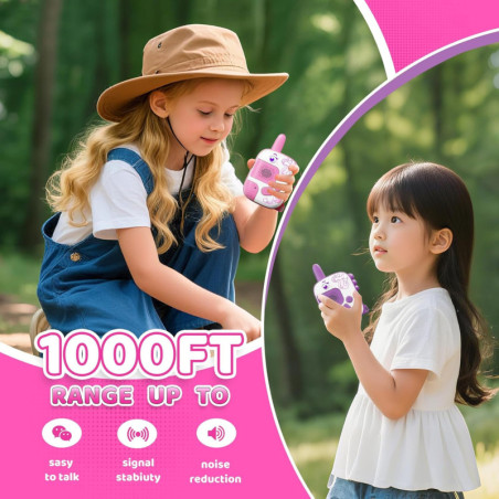Talkies Licorne Enfants 3-9 ans - 2 Pack Aventure 1000ft