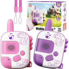 Unicorn Walkie Talkies for Kids 3-9 – 2 Pack, 1000ft Range Gift