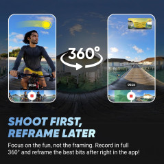 Insta360 X4 Bundle - Caméra Action Étanche 8K 360° 135min