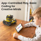 Un cadeau éducatif et fun : robot programmable avec yeux LED, sons et 5 modèles à créer Un cadeau éducatif et fun : robot programmable avec yeux LED, sons et 5 modèles à créer