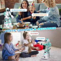 Robot Jouet Enfant Télécommandé Programmable avec Musique