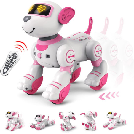 Chien sans tracas, que du fun : robot FUUY avec sons, danses et programmation ludique