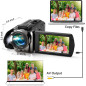 Capture life in detail: compact 1080P 24MP versatile video camera Capture life in detail: compact 1080P 24MP versatile video camera