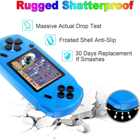 Boost thinking & coordination with 100 puzzles, scratch-proof screen & long battery life